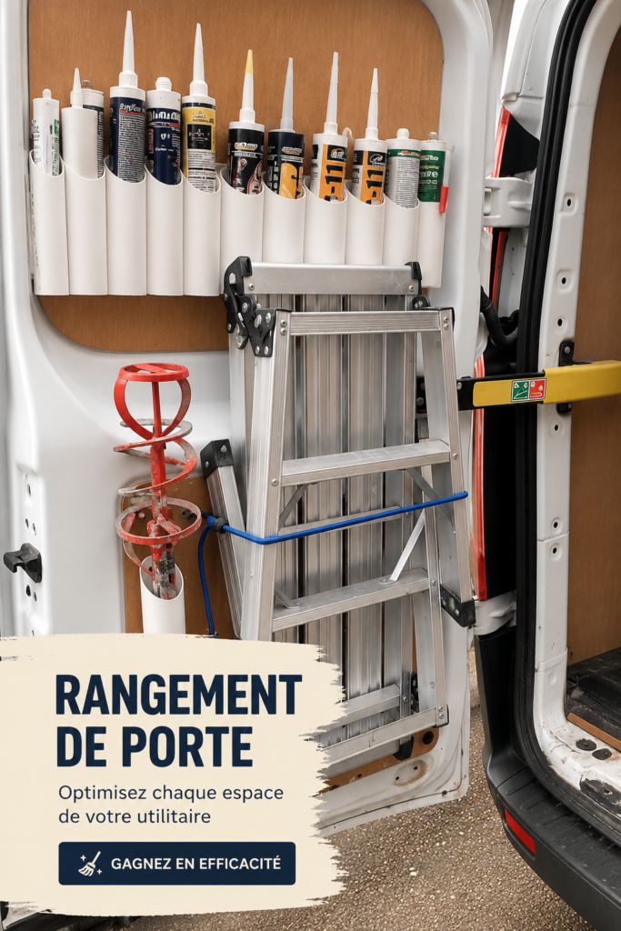 Rangement optimisé d'un van aménagé avec des solutions pratiques
