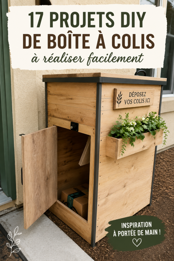 Projets de boîtes aux lettres DIY colorées et personnalisées