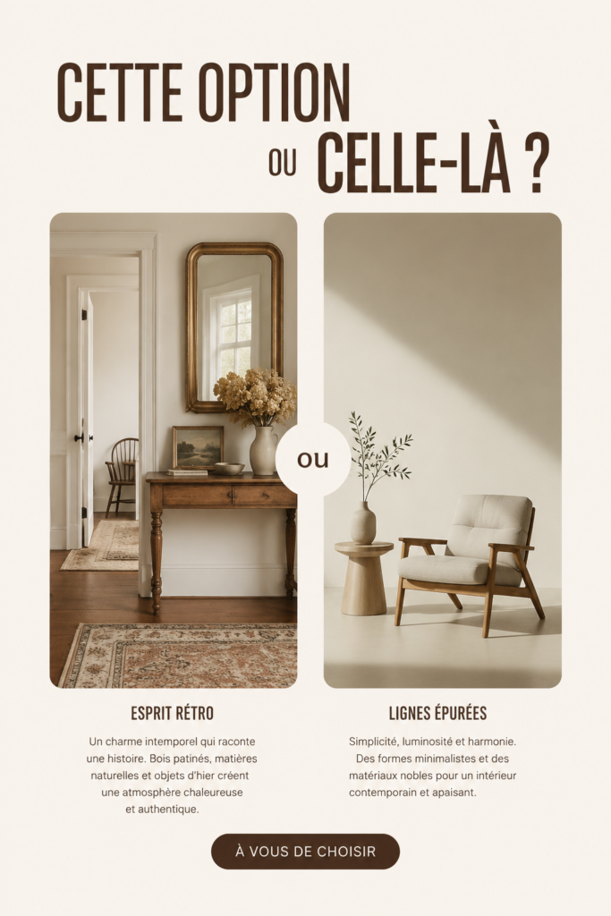Un collage mettant en avant différents choix et préférences