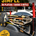 Caisse de camion bien organisée avec des outils rangés de manière efficace.