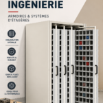 Un atelier bien organisé avec des étagères et des armoires en bois