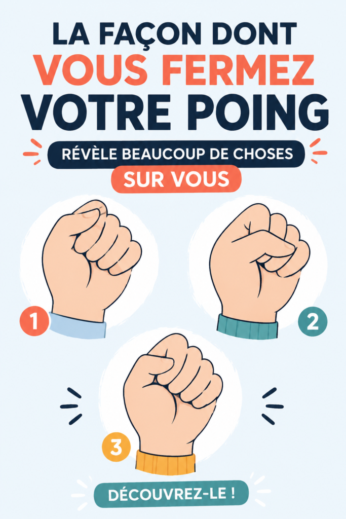 Une femme serre le poing dans un geste de détermination, symbolisant sa force intérieure.