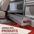 Rangement optimisé dans un camion avec des solutions pratiques et esthétiques