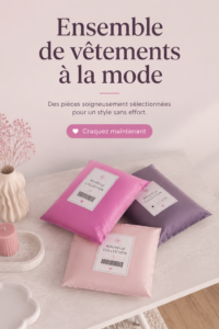Vêtements modernes de SimmerKate présentés sur un mannequin