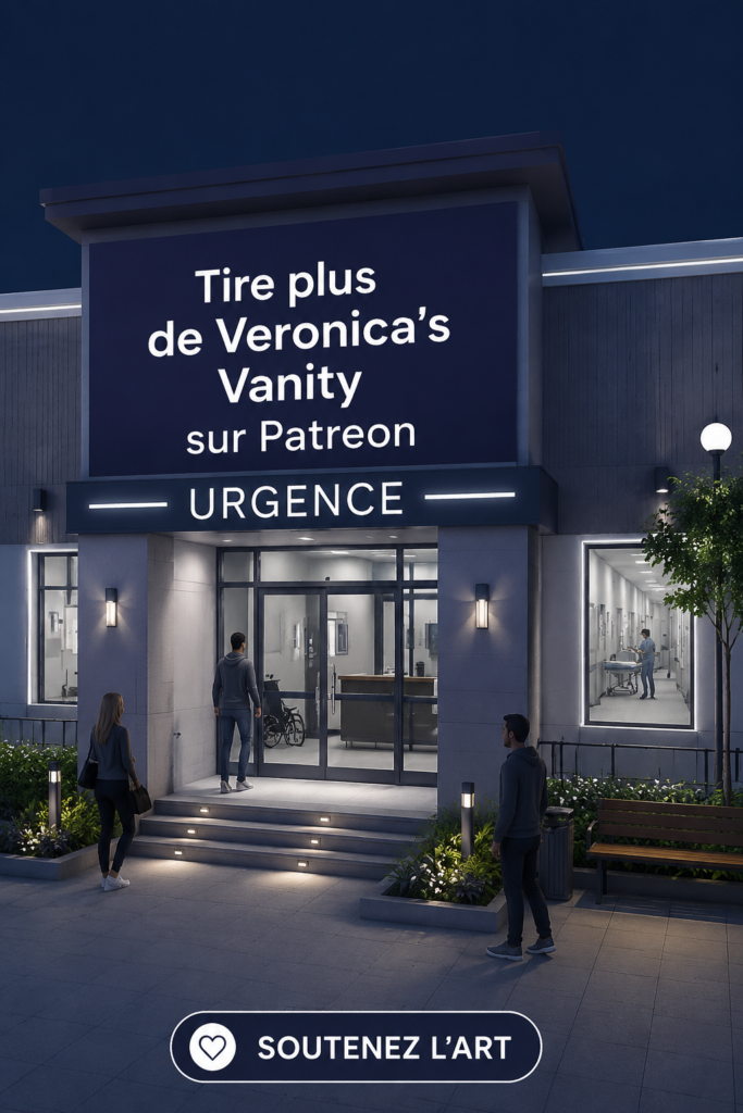 Illustration de Veronica's Vanity sur Patreon, mettant en avant des créations artistiques.