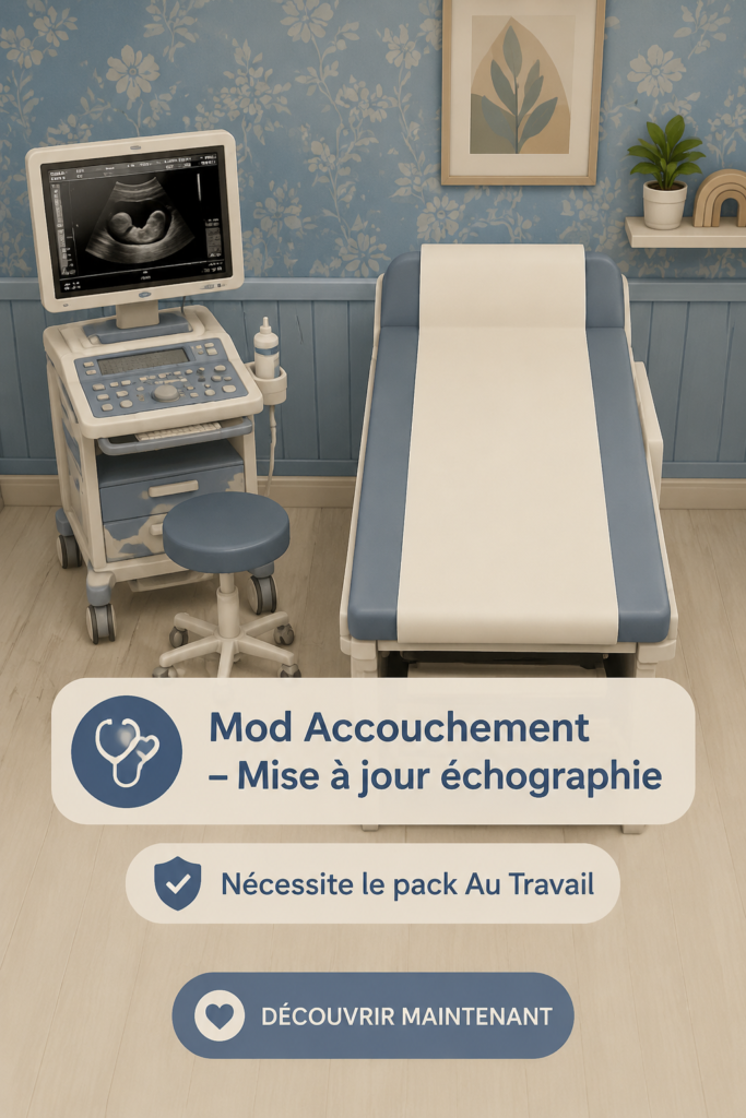 Illustration d'une femme enceinte attendant la naissance de son bébé.
