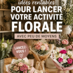 Fleurs colorées dans un magasin de fleurs accueillant et lumineux