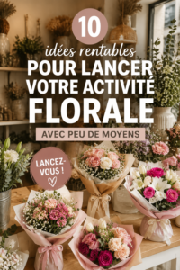 Fleurs colorées dans un magasin de fleurs accueillant et lumineux