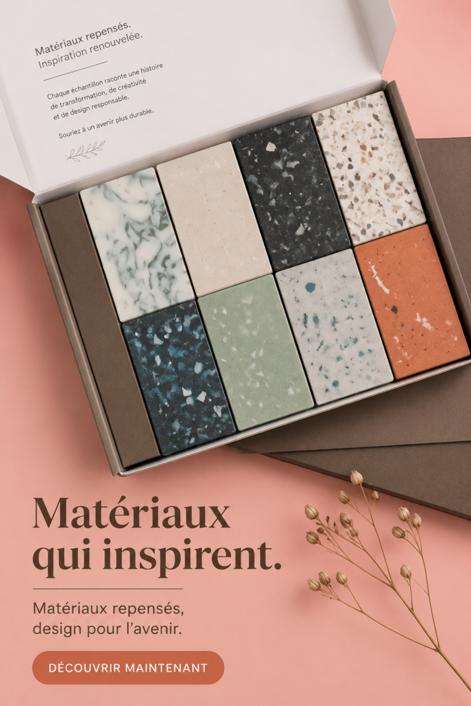 Échantillons de matériaux inspirants pour la décoration d'intérieur