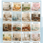 Salon Sims 4 aménagé avec des meubles CC uniques.