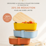 Image de la nouvelle collection cuisine d'Anthropologie avec des accessoires élégants et colorés