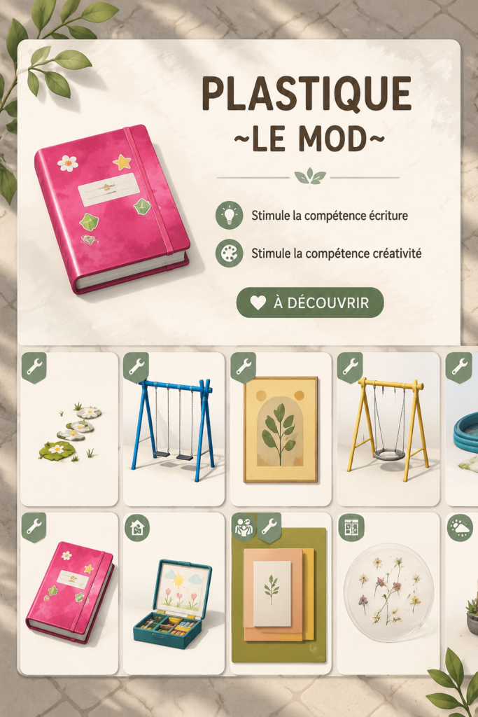 Illustration des différents types de plastic et de leurs applications