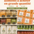 Produits alimentaires en vrac dans des conteneurs pour une cuisine organisée
