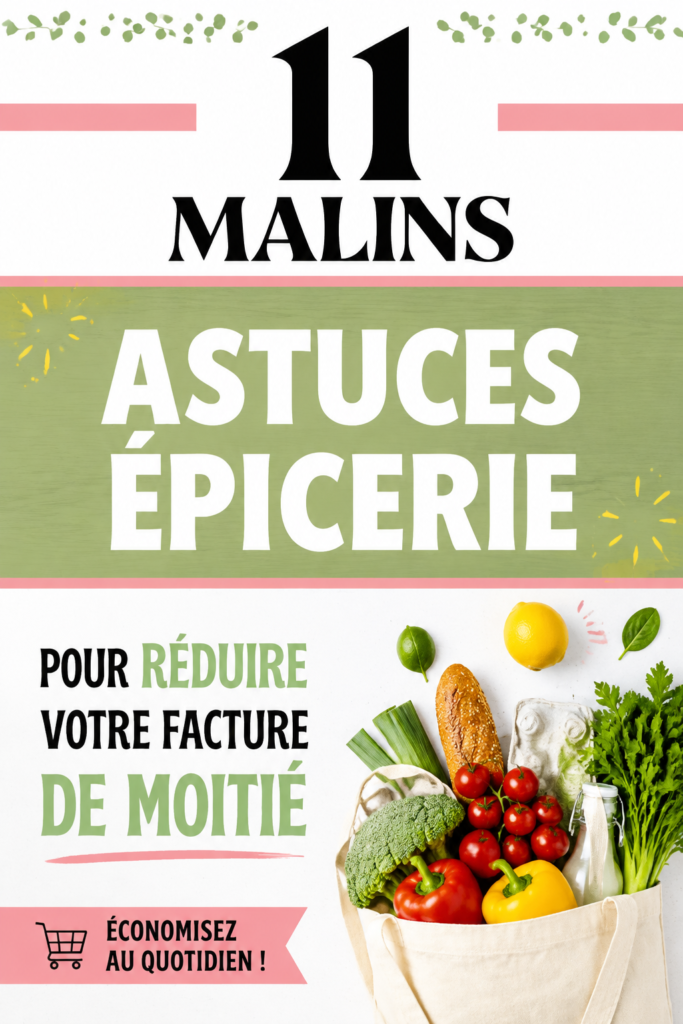 Panier de courses rempli d'aliments frais et sains, représentant une gestion efficace du budget alimentaire.