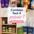 Femme organisant des provisions dans sa cuisine, mettant en avant un rangement pratique.