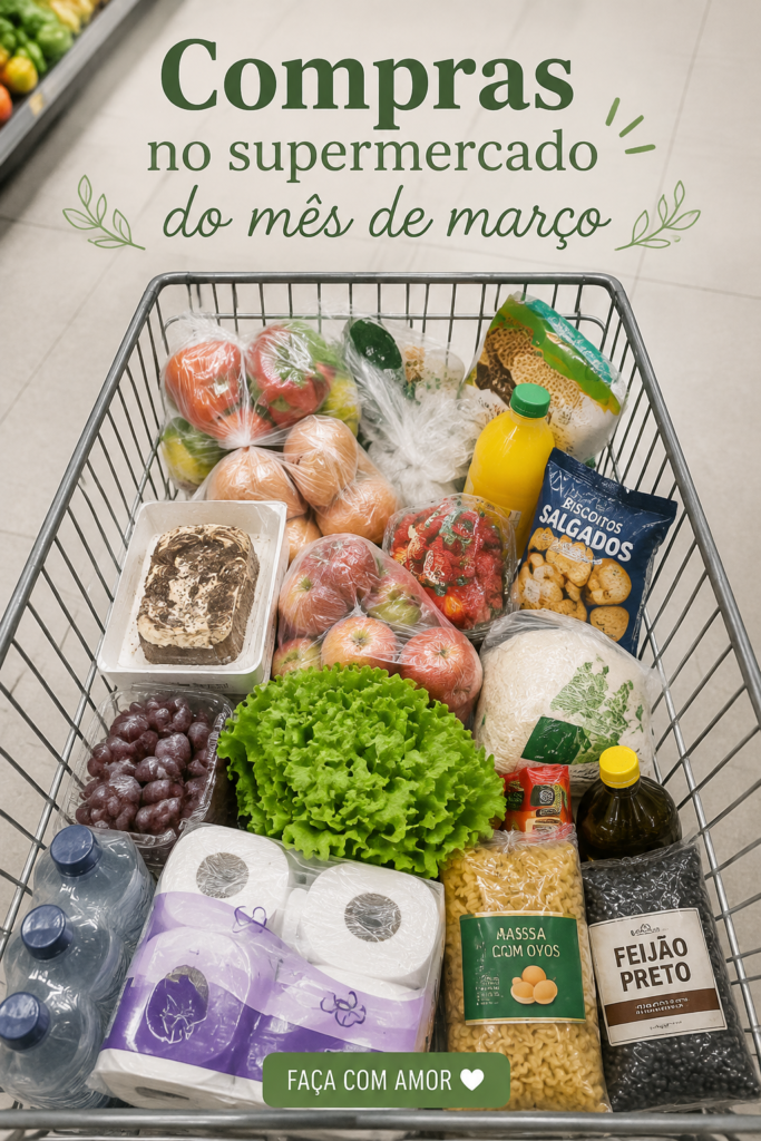 Femme choisissant des produits frais au supermarché pour faire ses courses de mars.