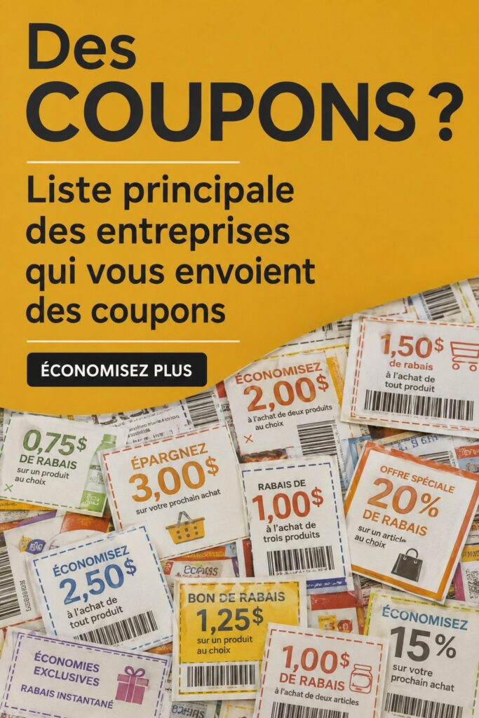 Femme regardant des coupons pour faire des économies sur ses courses.