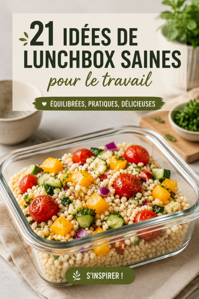 Des lunchboxes équilibrées avec des légumes et des protéines pour des déjeuners sains.