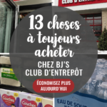 Produits divers achetés en gros, montrant la variété d'options disponibles