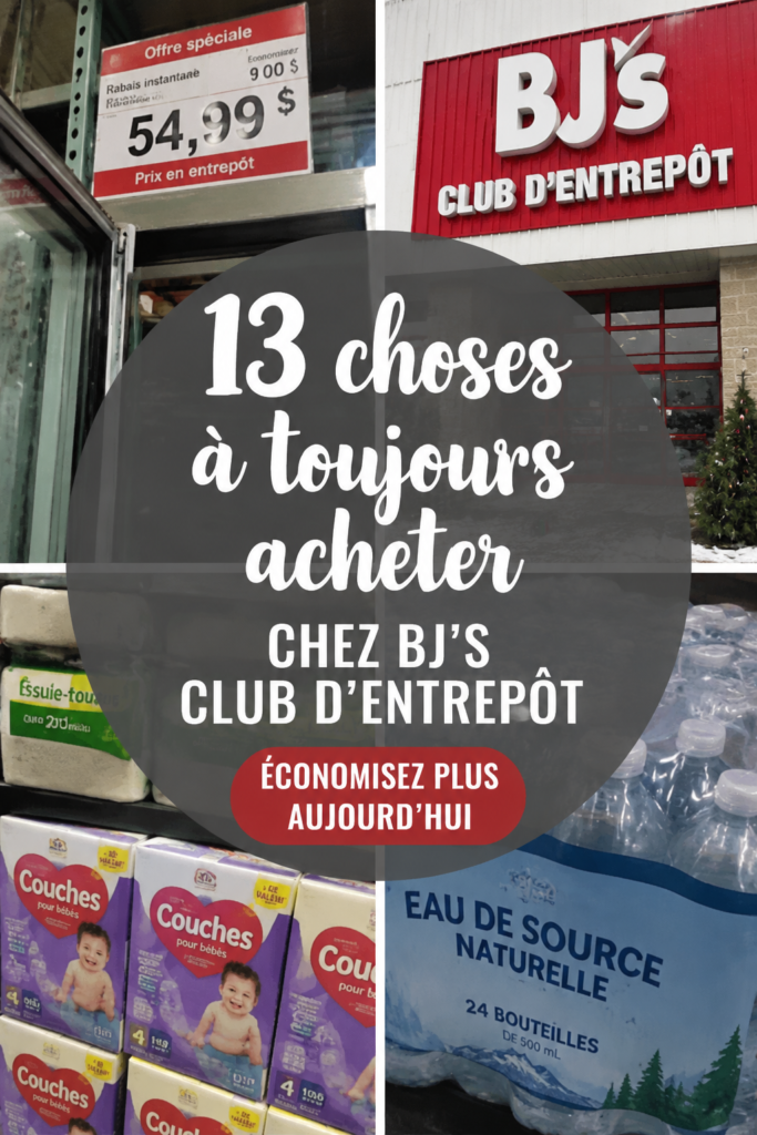 Produits divers achetés en gros, montrant la variété d'options disponibles