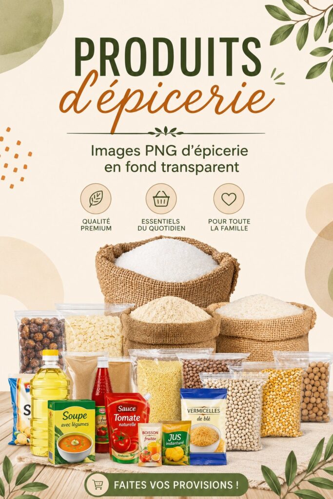 Espace de cuisine bien organisé avec des produits d'épicerie