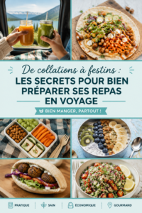 Préparation d'en-cas savoureux pour un road trip