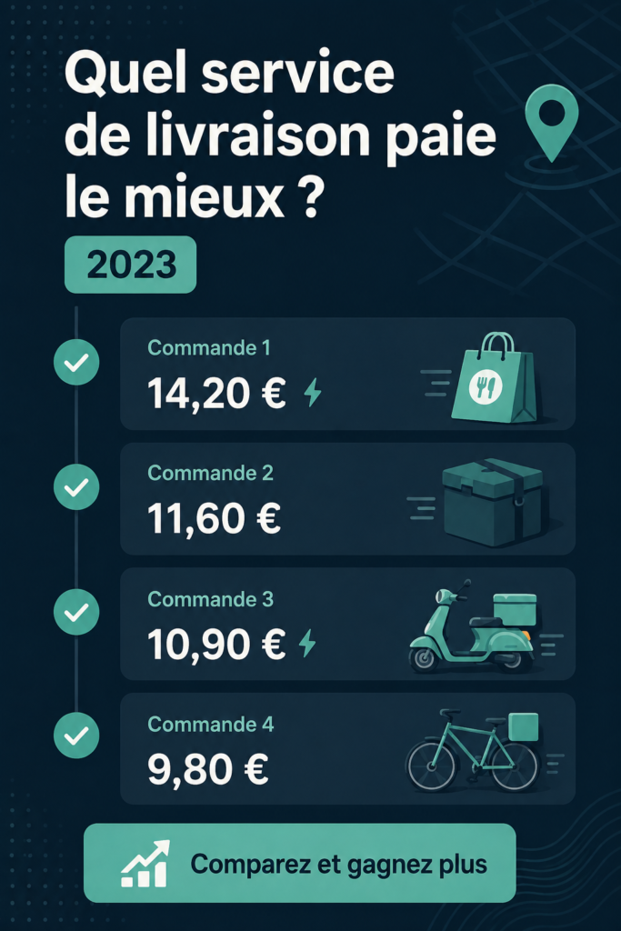 Service de livraison alimentaire avec des livreurs souriants
