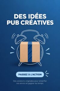 Affiches colorées et créatives dans un espace de rangement bien organisé.