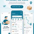 Application de livraison sur un smartphone avec une interface conviviale