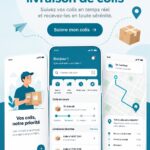 Application de livraison sur un smartphone avec une interface conviviale