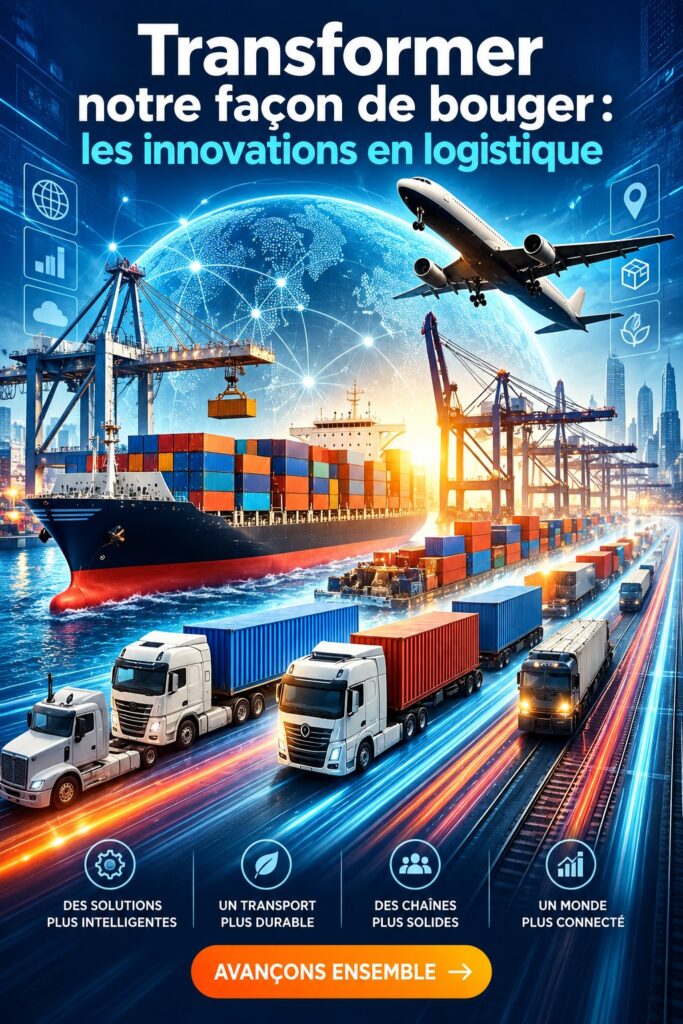 Infographie sur les innovations logistiques qui transforment les livraisons