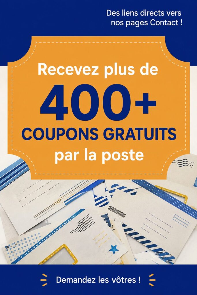 Une femme heureuse tenant une enveloppe de coupons gratuits