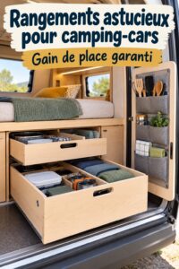 Aménagement intérieur d'un camping-car optimisé pour le confort et la fonctionnalité