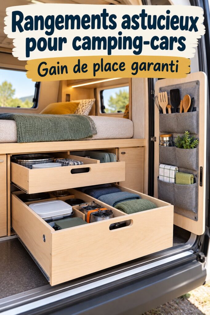 Aménagement intérieur d'un camping-car optimisé pour le confort et la fonctionnalité