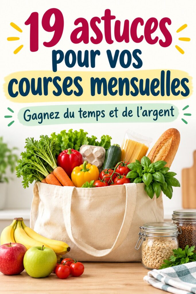 Femme faisant ses courses avec une liste organisée, en train de choisir des produits frais au supermarché.