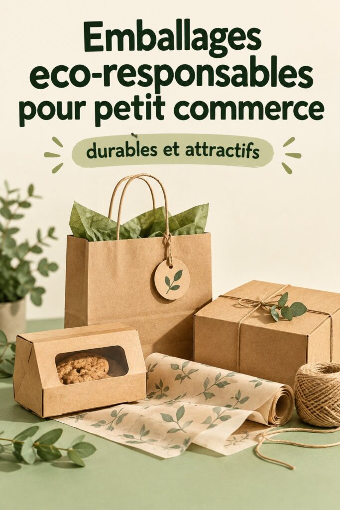 Emballage durable pour café écoresponsable sur un fond naturel.