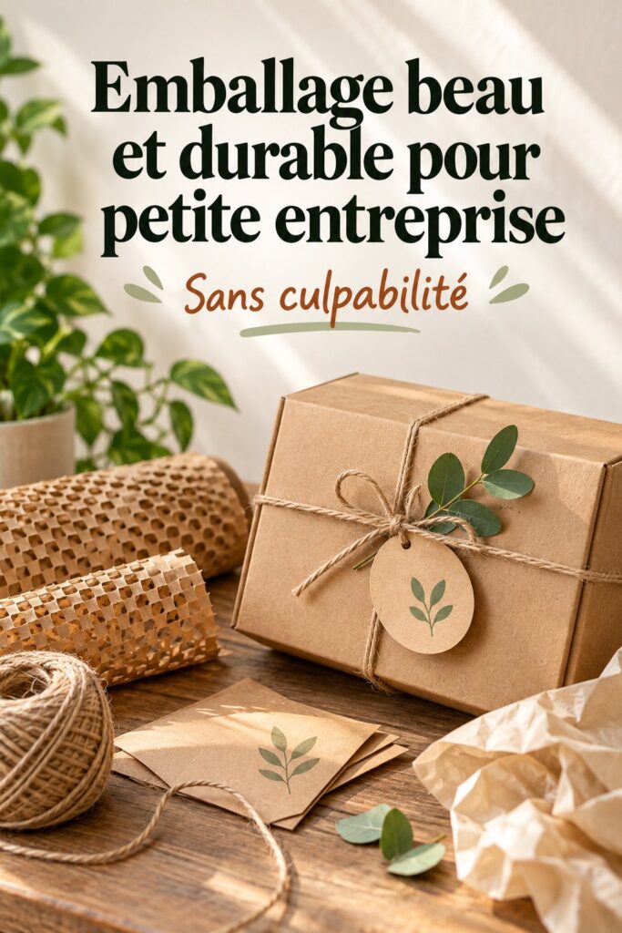 Emballage esthétique en matériaux durables pour petite entreprise