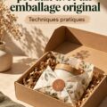 Un emballage coloré et design mettant en valeur un produit.