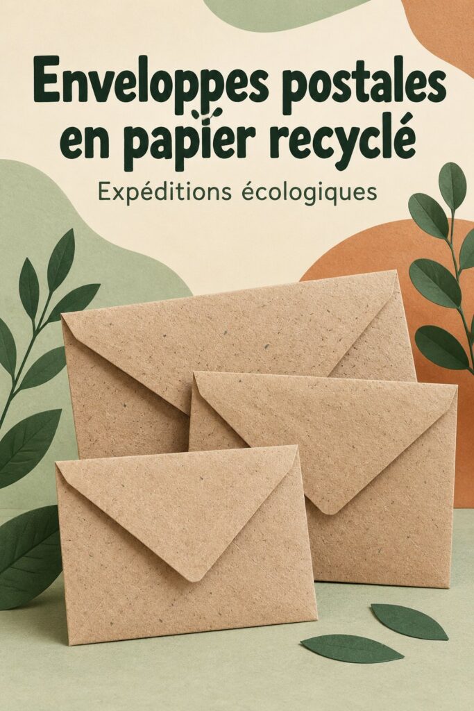 Emballages en papier recyclables pour une livraison éco-responsable