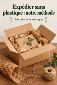Image d'un colis éco-responsable sans plastique