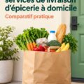 Image d'une femme satisfaite avec ses courses livrées à domicile à Toronto.