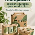 Emballages multipacks écologiques dans une boutique